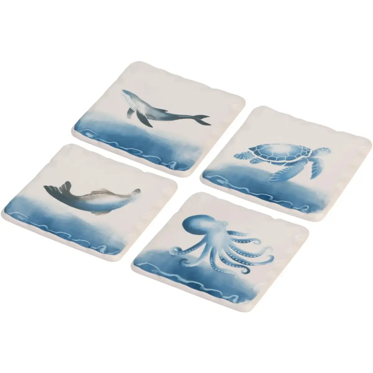 The Coast Ceramic Coasters 4Pk