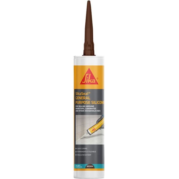Sika General Purpose Silicone Brown