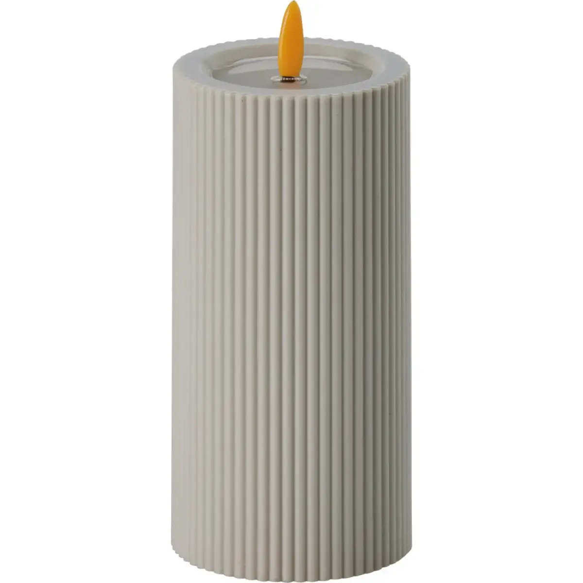 LED Candle Off White 15x7.5cm