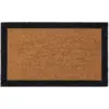 My Mat Coir Border Mat Black 45 x 75cm