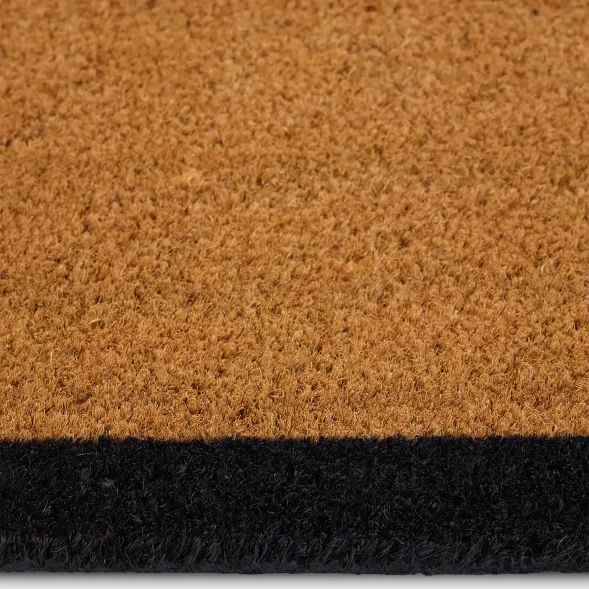 My Mat Coir Border Mat Black 45 x 75cm