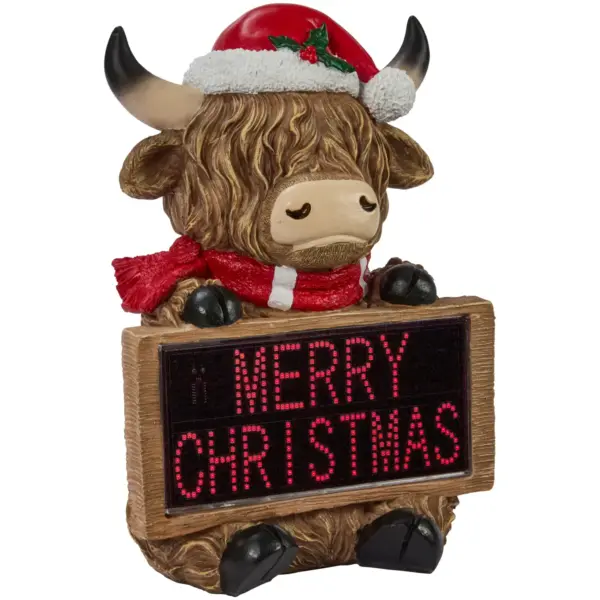 PRM1314 Three Kings Highland Cow Merry Christmas