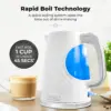 Tower Illuminated Kettle White