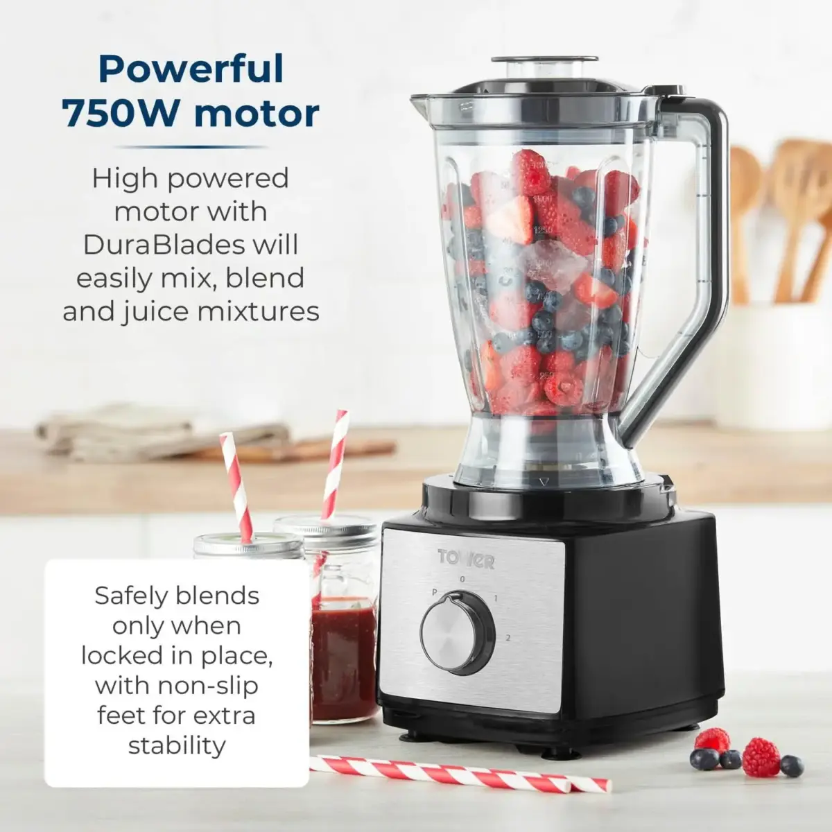 Tower Food Processor+Blender