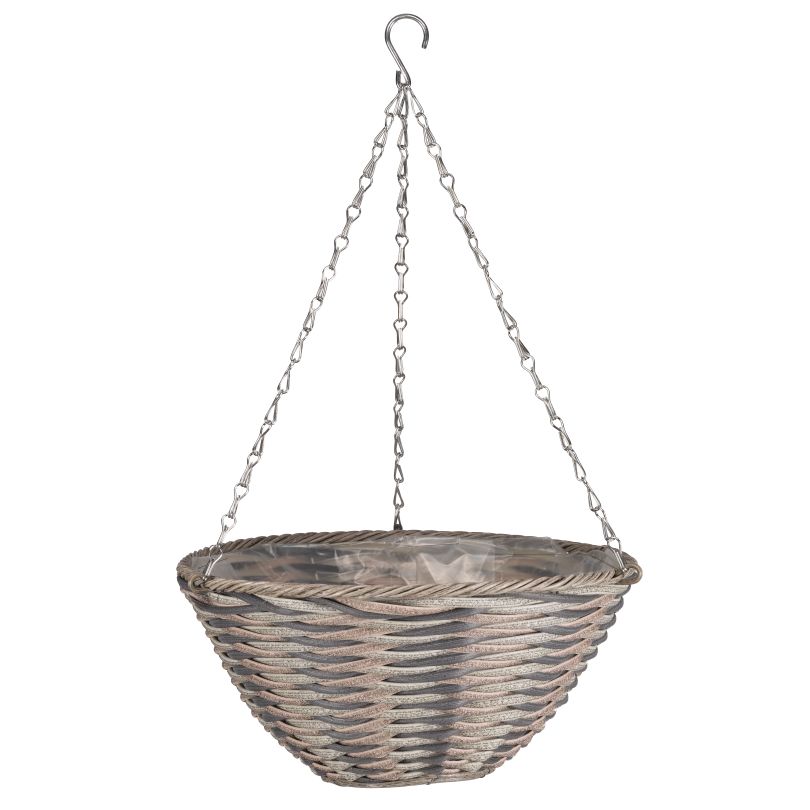 Smart Garden Hanging Basket Rattan Oceana 14"