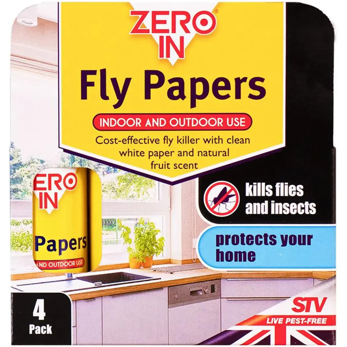 Zero In Fly Papers Killer Strips (4)