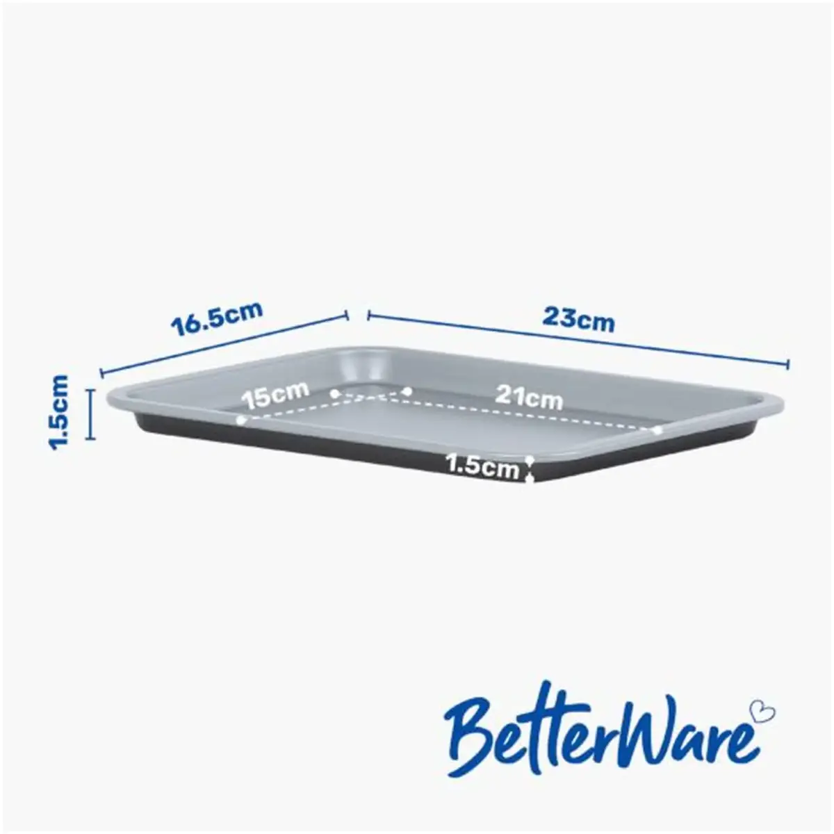 Betterware Air Fry Rectangular Dish 2 Pack 23cm