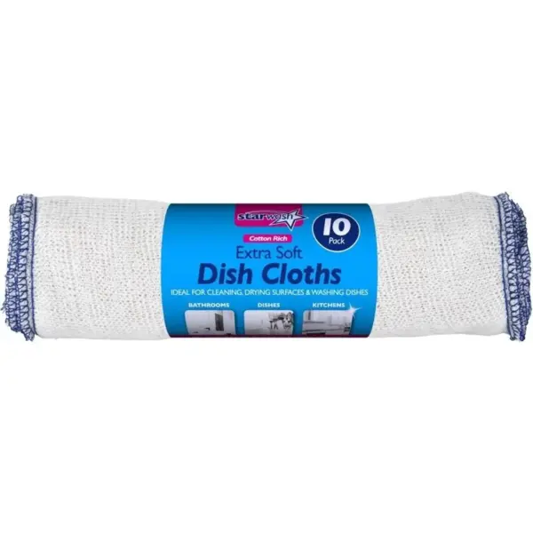 Nausha Home Stockinette Dish Cloths 10 Pack