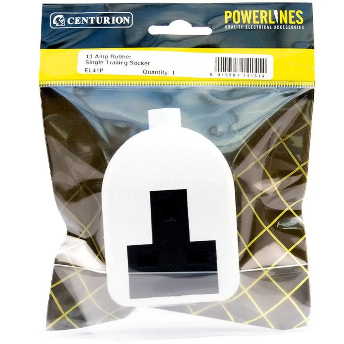 CNT0154 Centurion 13 Amp Single Trailing Socket