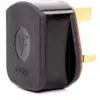 Centurion Rubber Plug 13amp BLACK