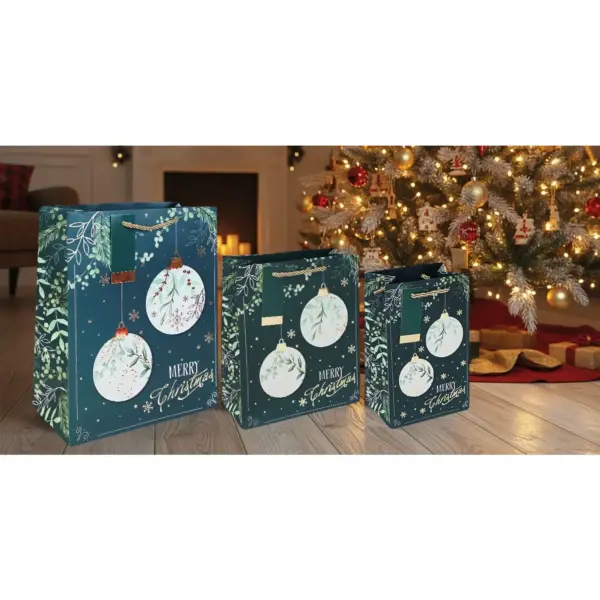EUR0370 Eurowrap Christmas Bauble Perfume Bag