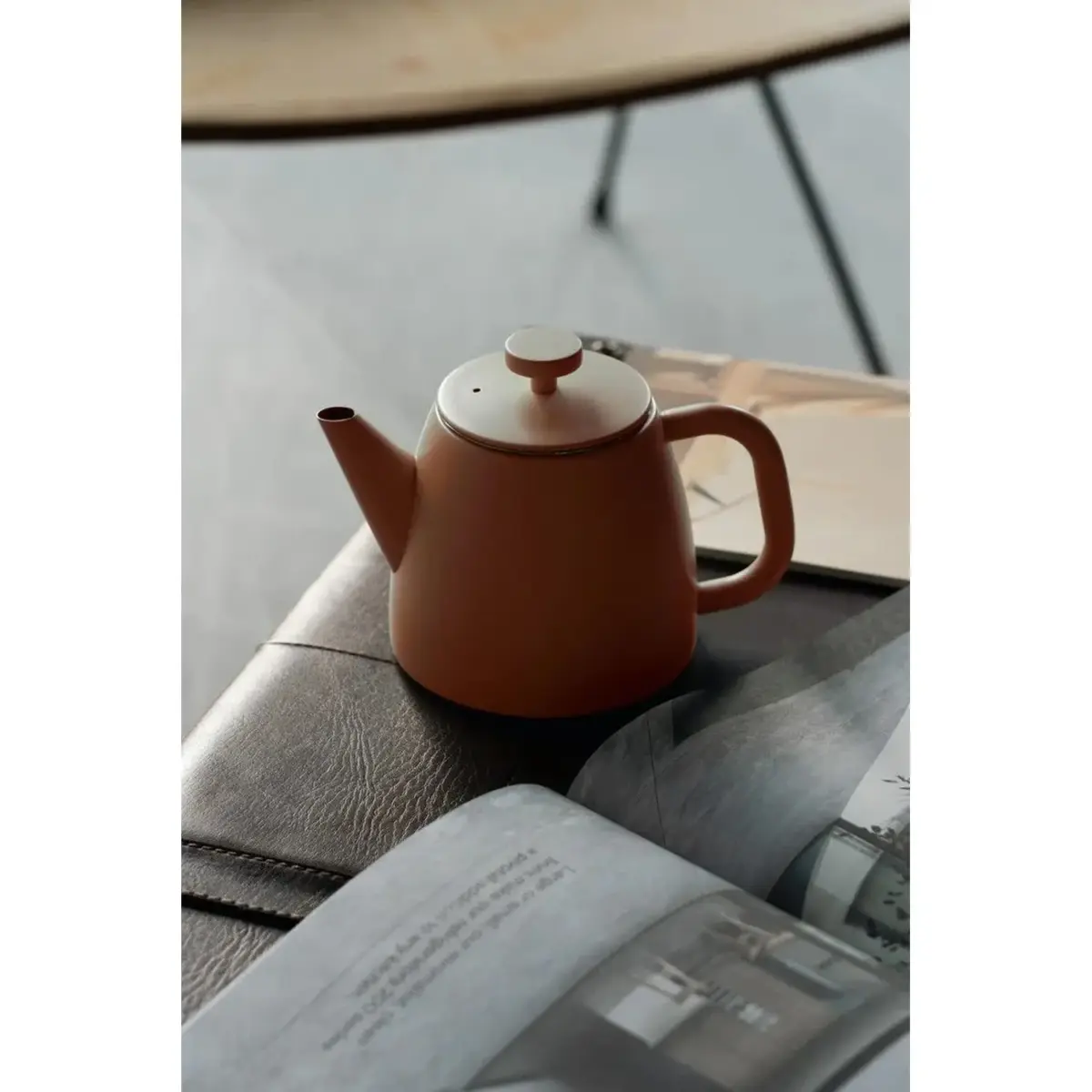 Cafe Ole Kelham Teapot Red 600ml