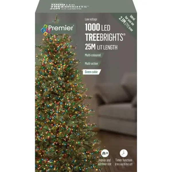 PRM0326 Premier 1000 LED TreeBrights Multi-Colour