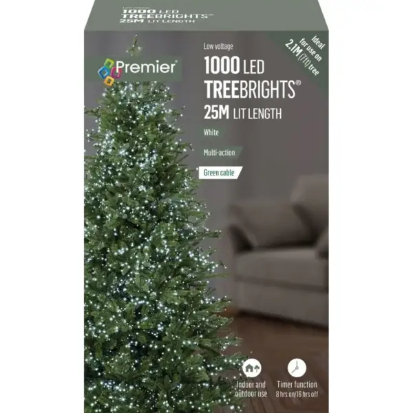 PRM0327 Premier 1000 LED TreeBrights White