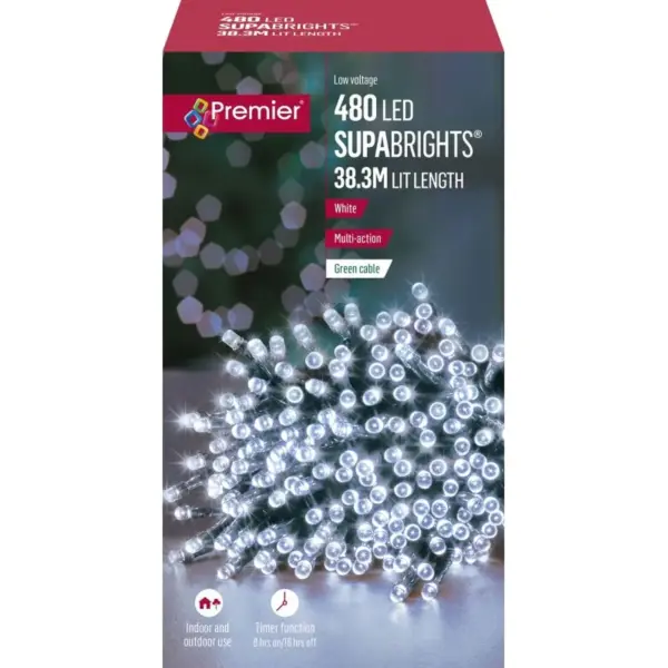 PRM0339 Premier 480 LED SupaBrights White