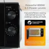 Tower Microwave 800w 20l Black