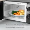 Tower Microwave 800w 20l Black