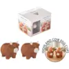 Coco & Gray Highland Cow Egg Cups 2Pk