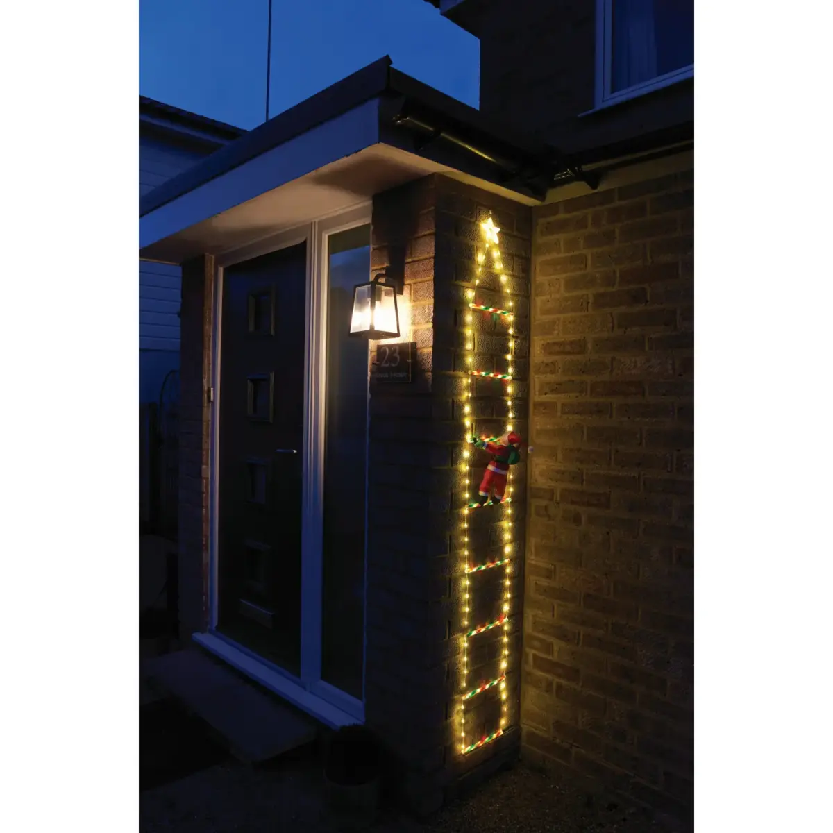 Three Kings Santa's Ladder Warm White 2m