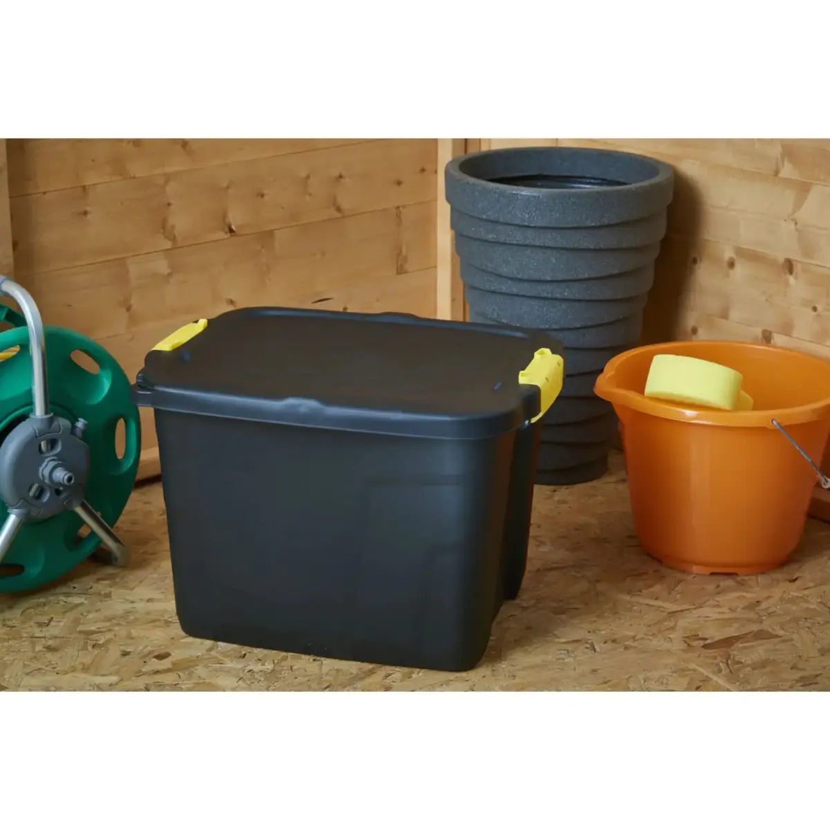 Strata Heavy Duty Storage Box & Lid 42 Litres