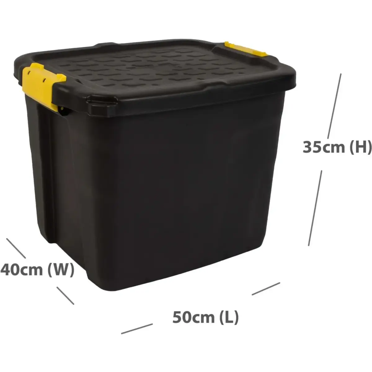 Strata Heavy Duty Storage Box & Lid 42 Litres