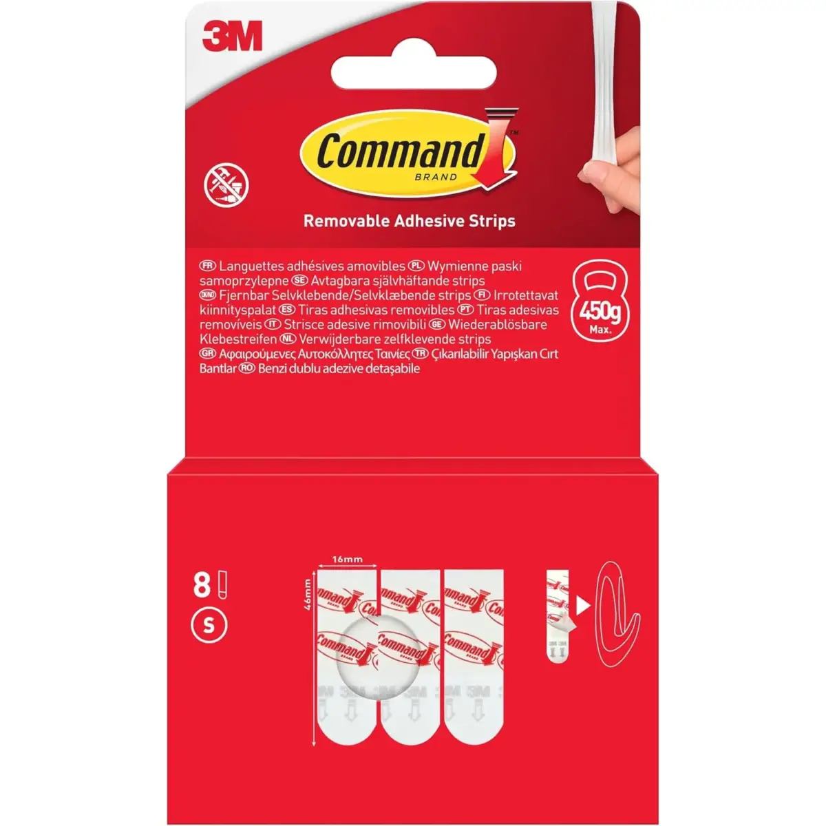 TMD7011 Command Small Replacement Strips 8Pk