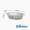 Betterware Air Fry Oval Dishes 16.5cm Pack of 2