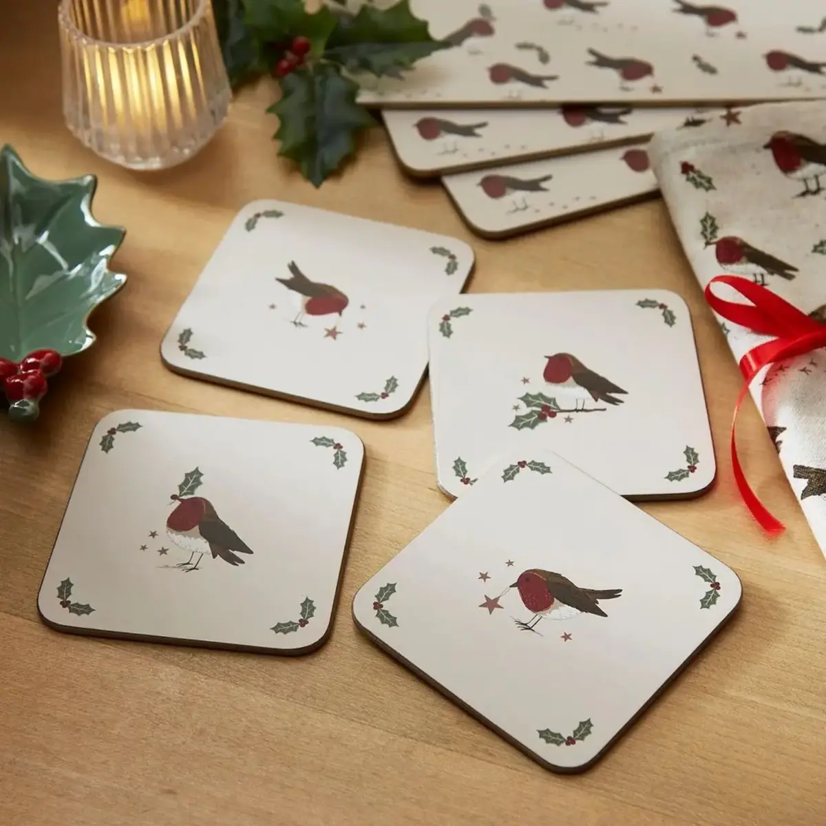 Robins Retreat Coasters 4Pk Robins Retreat Coasters 4Pk