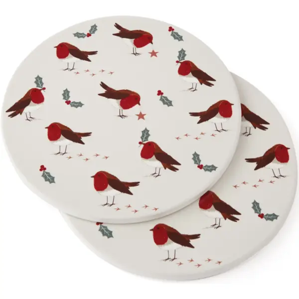 CLI0508 Cooksmart Robins Retreat Trivets 2 Pack