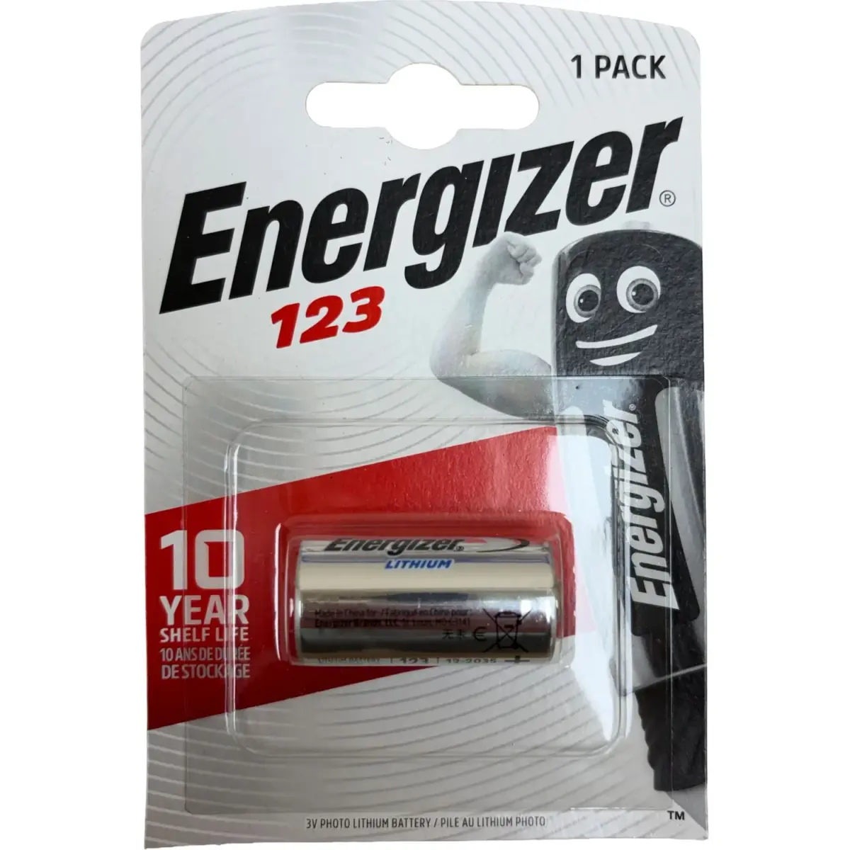 Energizer Lithium Battery CR123