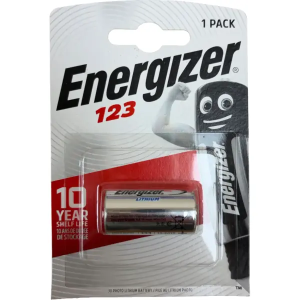 DUR0152 Energizer Lithium Battery CR123