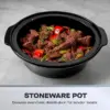 Daewoo SDA2943GE Slow Cooker 6.5 Litre Capacity Chrome