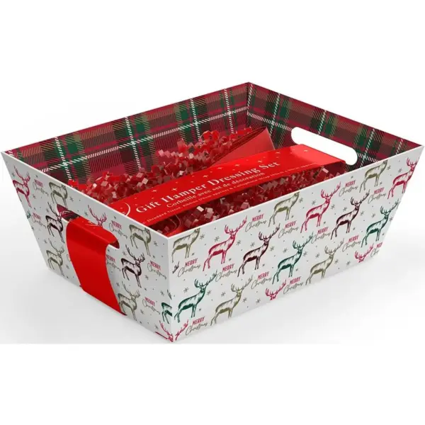 Eurowrap Christmas Stag Hamper Set