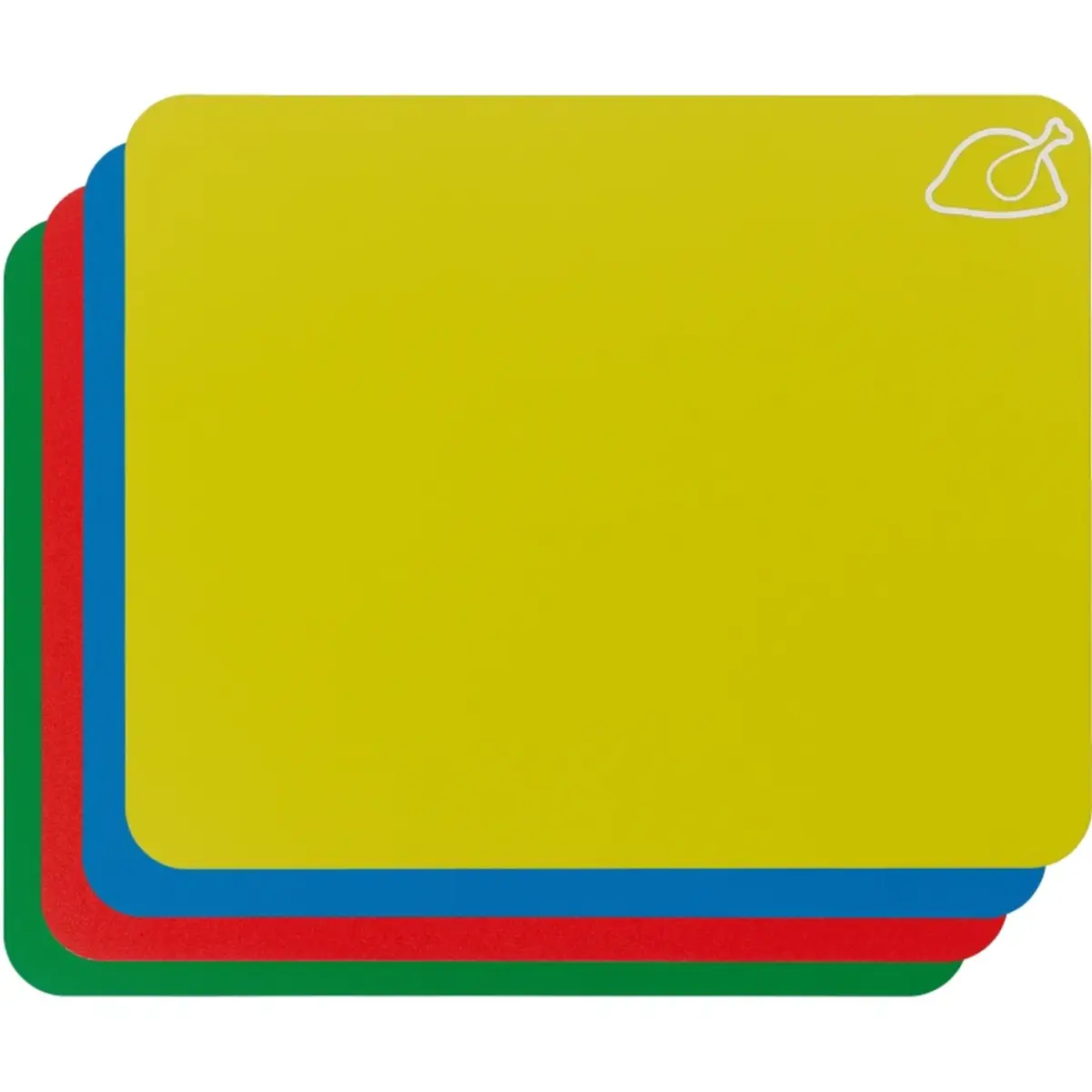 Flexible Chopping Mats Pack of 4