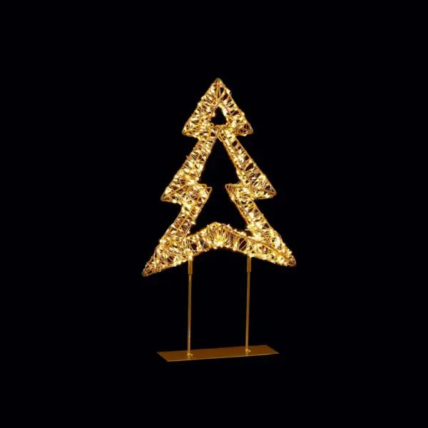 Gold TableTop Tree Twinkling