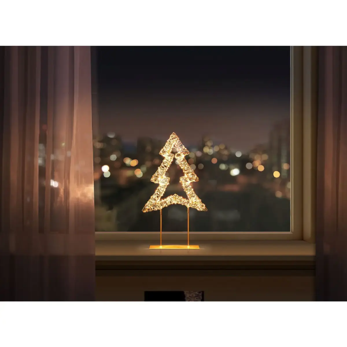 Gold TableTop Tree Twinkling image 3