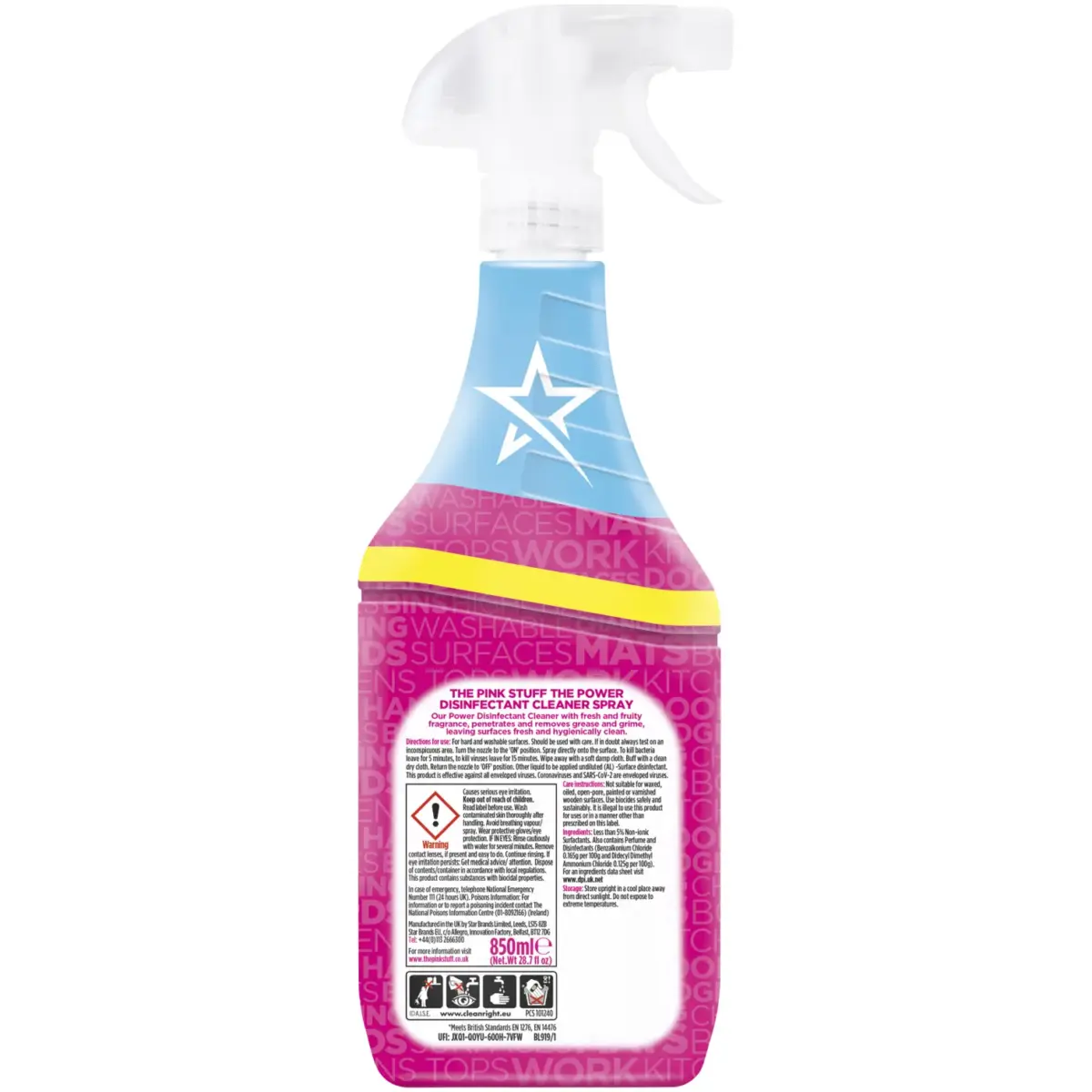 Stardrops Disinfectant Spray 850ml