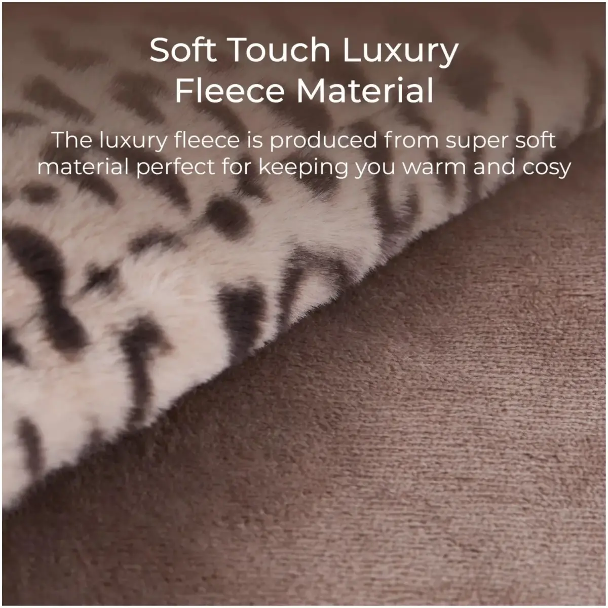 Carmen Heated Wearable Blanket Leopard Print