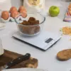 SLT0033_1 Salter White Glass Kitchen Scale