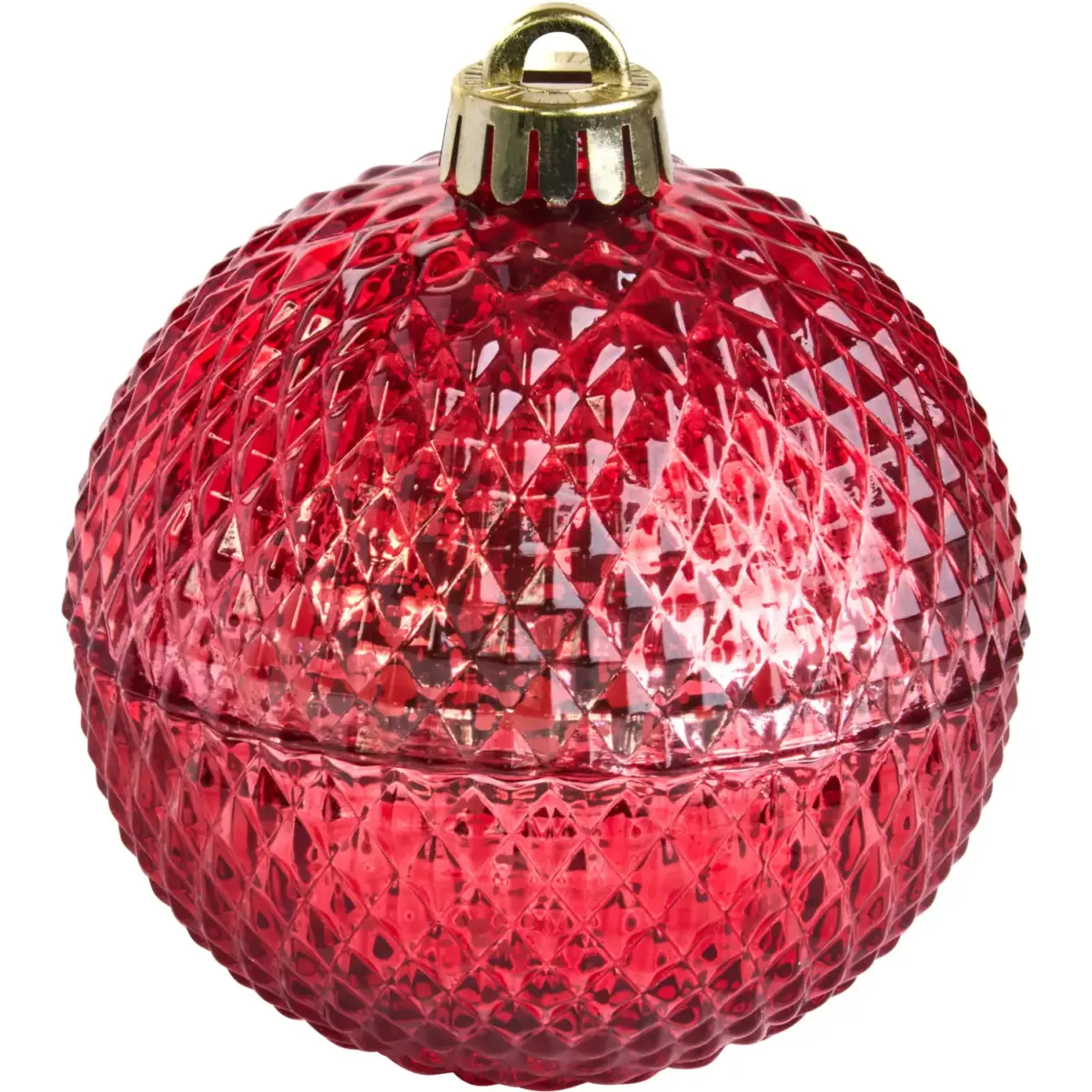 Bauble Candle Red Scented 13cm image 3