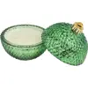 BaubleCandleGreen Scented 13cm image 2