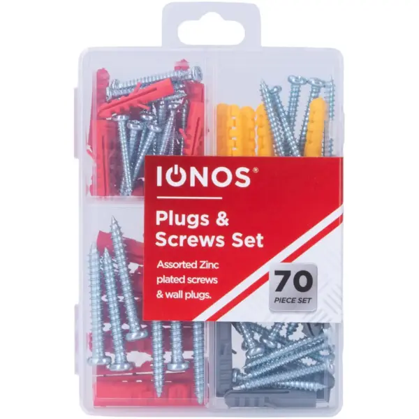 STT6900 Ionos Plugs & Screws Set 70 Piece Set