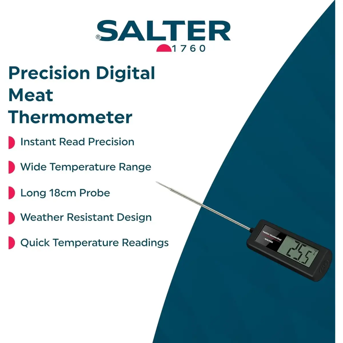 Salter Heston 2in1 Instant Thermometer
