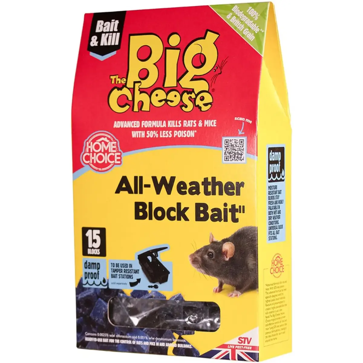 Big Cheese Mouse & Rat Killer Blocks 15